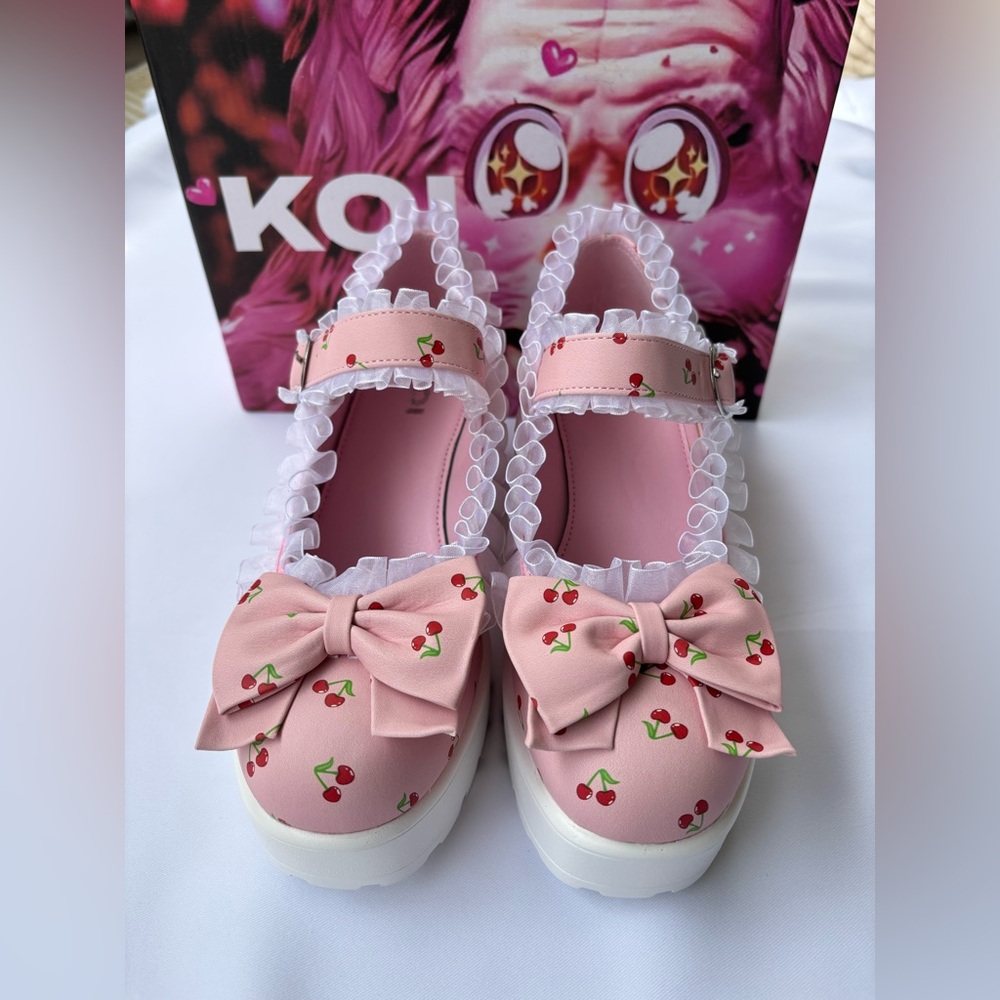 Koi Pink Cherry Kids Shoes